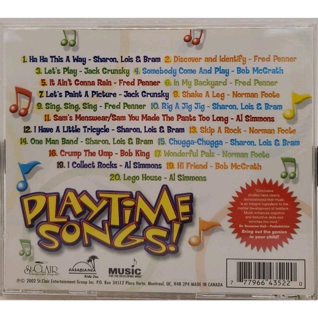 Toddler's Next Steps: Playtime Songs - Music CD - Toddler's Next Steps - 2002-0