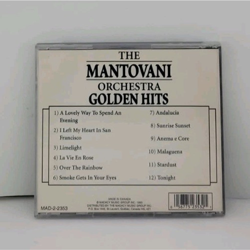 Golden Hits by Mantovani Orchestra (CD, 1995)