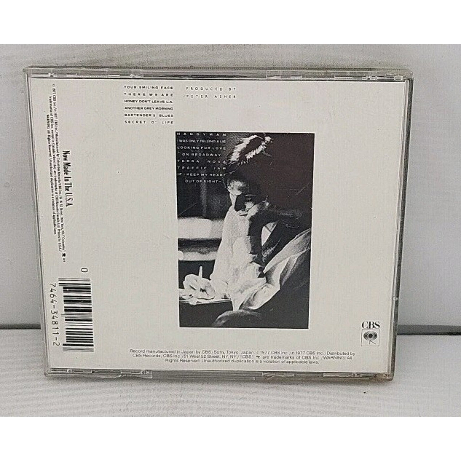 JT by James Taylor (CD, 1990)