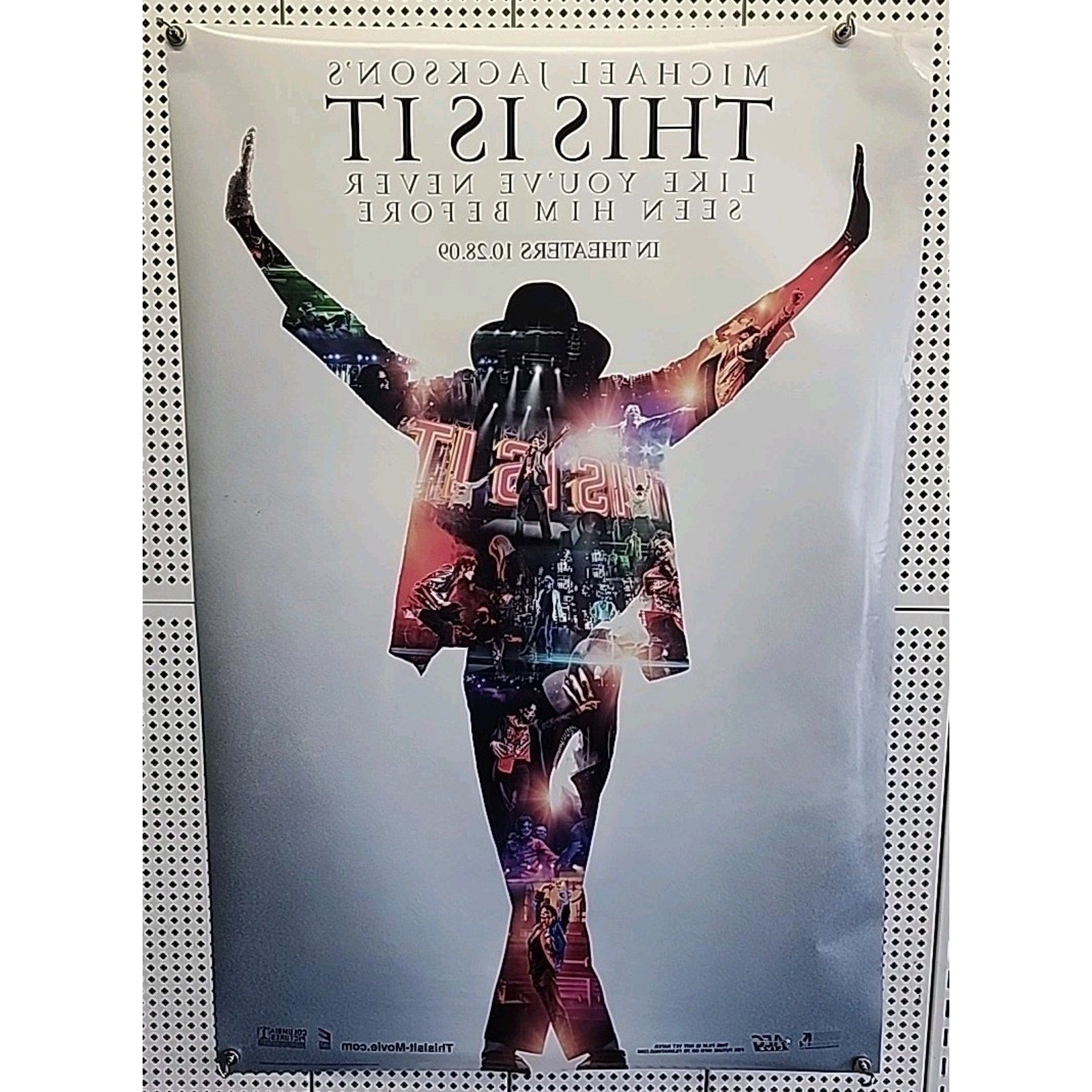 This Is It 2009 Double Sided Original Movie Poster 27" x 40"