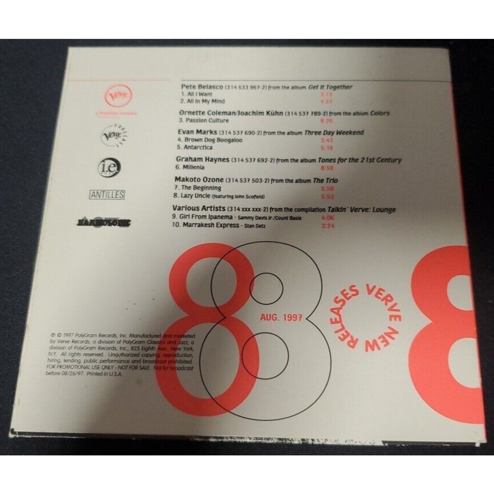 Verve New Releases (CD)