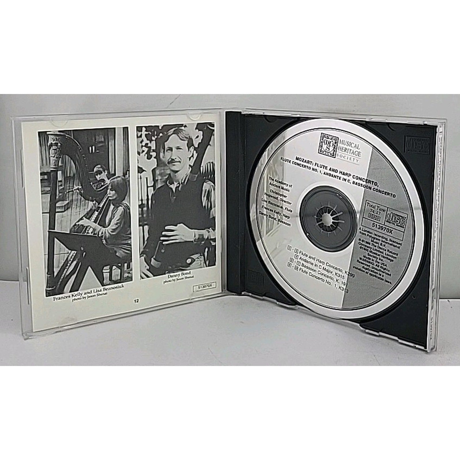 Mozart: Flute & Harp Concerto, Flute Concerto No. 1, Andante In C & Other (CD)