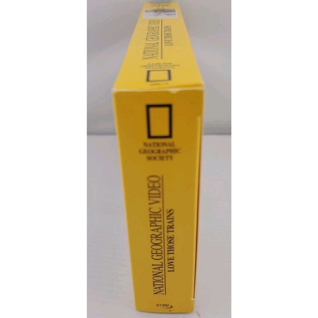 National Geographic Video - Love Those Trains (VHS, 1997)