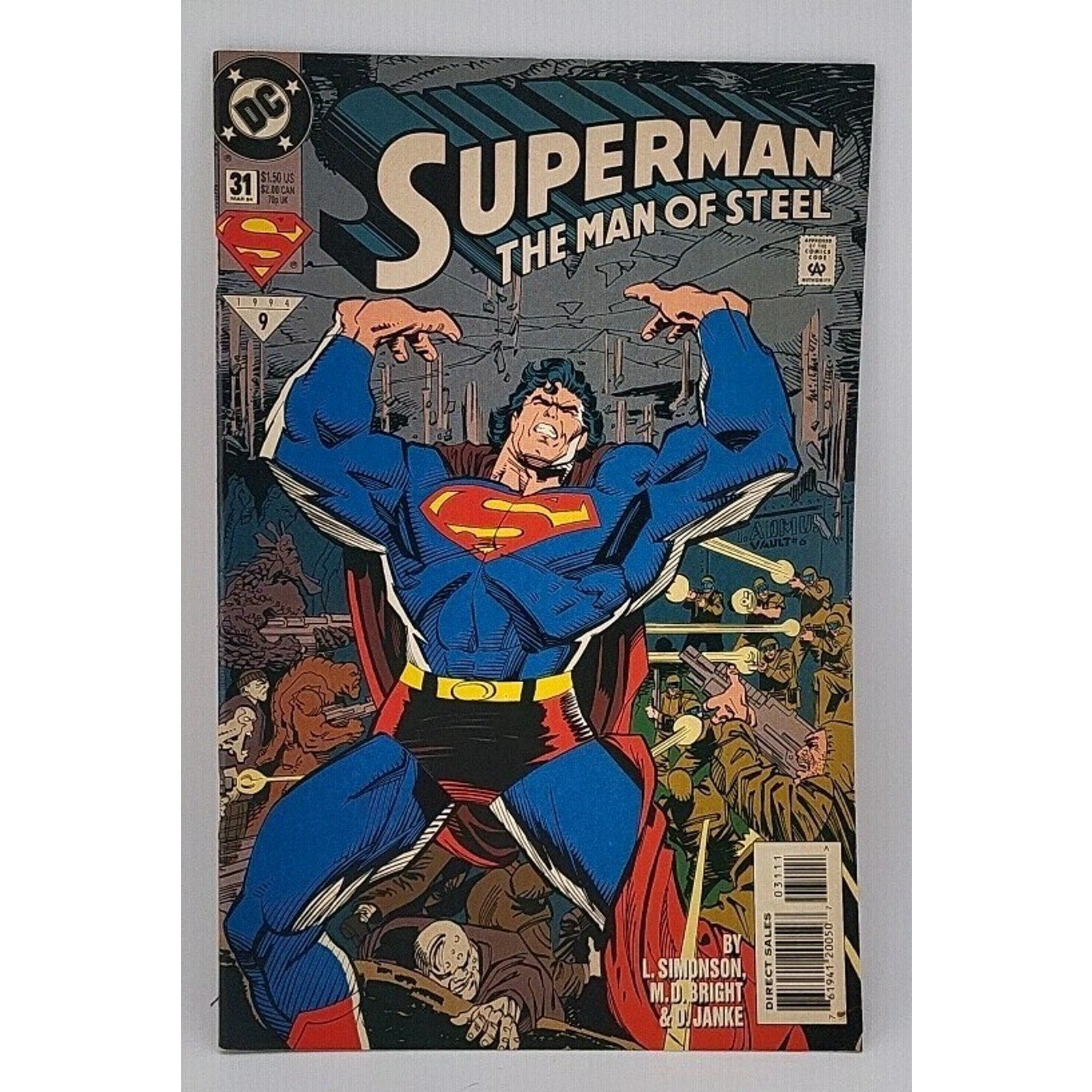 Superman: The Man of Steel #31 DC Comics Comic Book