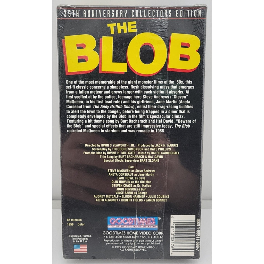 The Blob (VHS, 2001) *Brand New*