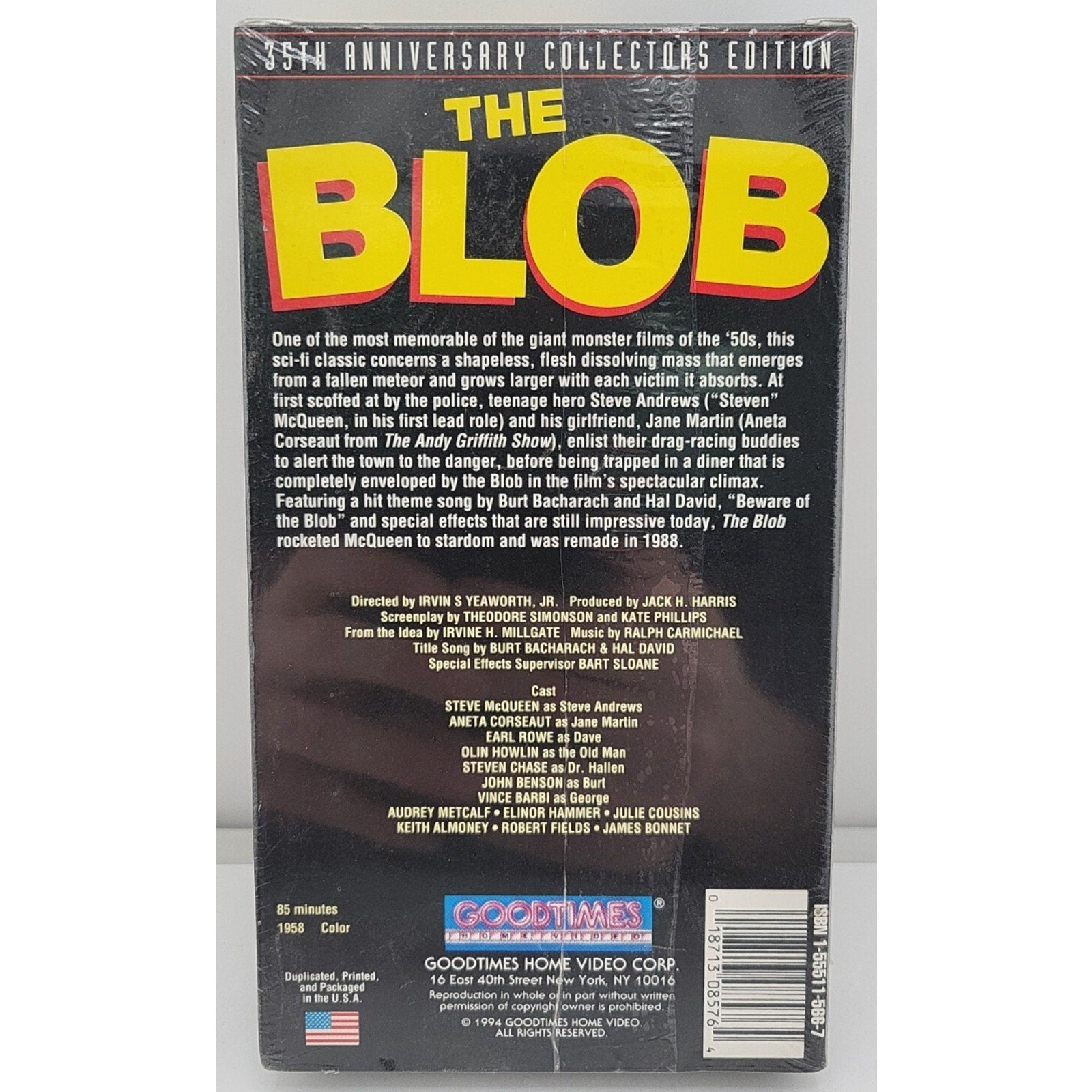 The Blob (VHS, 2001) *Brand New*
