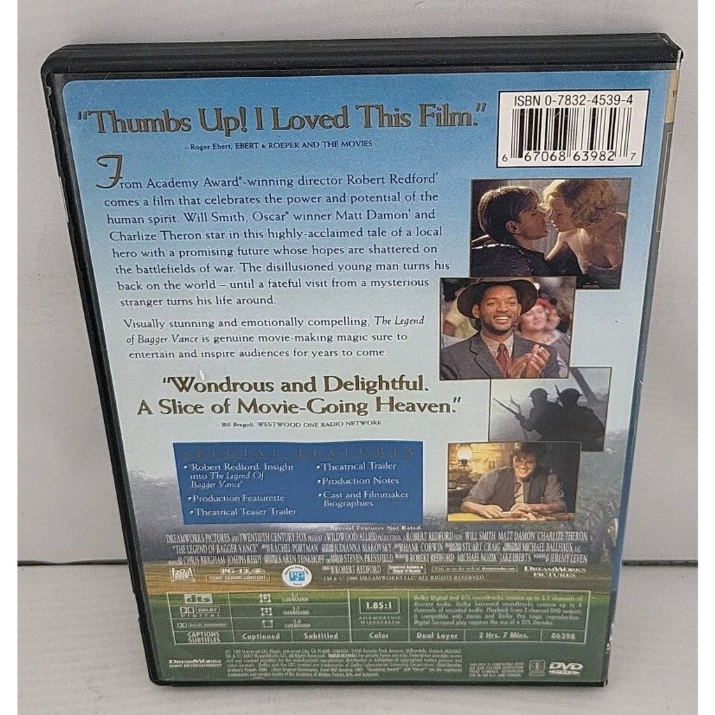 Legend of Bagger Vance (DVD, 2000)