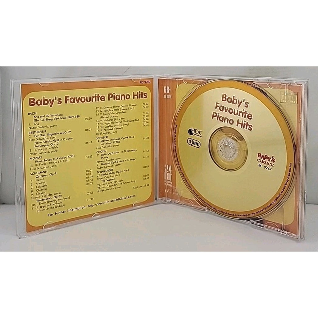 Baby's Choice: Baby's Favourite Piano Hits CD