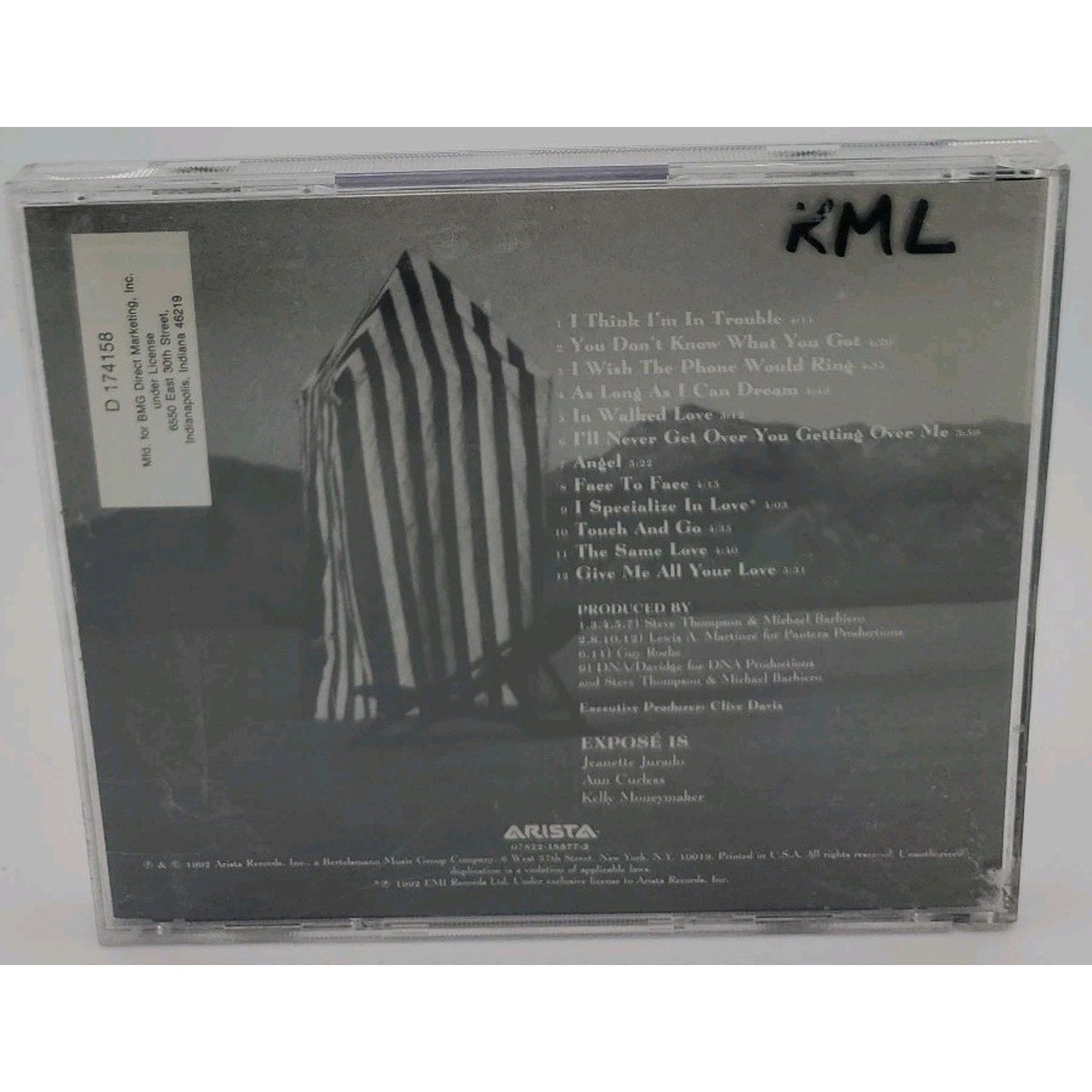 Exposé by Exposé (CD, Oct-1992, Arista)