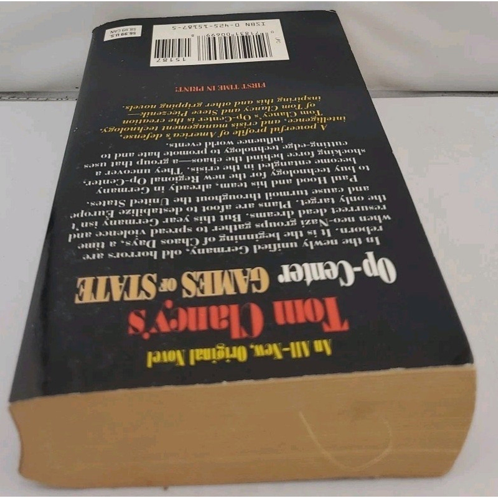 Games of State by Steve Pieczenik, Jeff Rovin and Tom Clancy (1996, Mass Market)