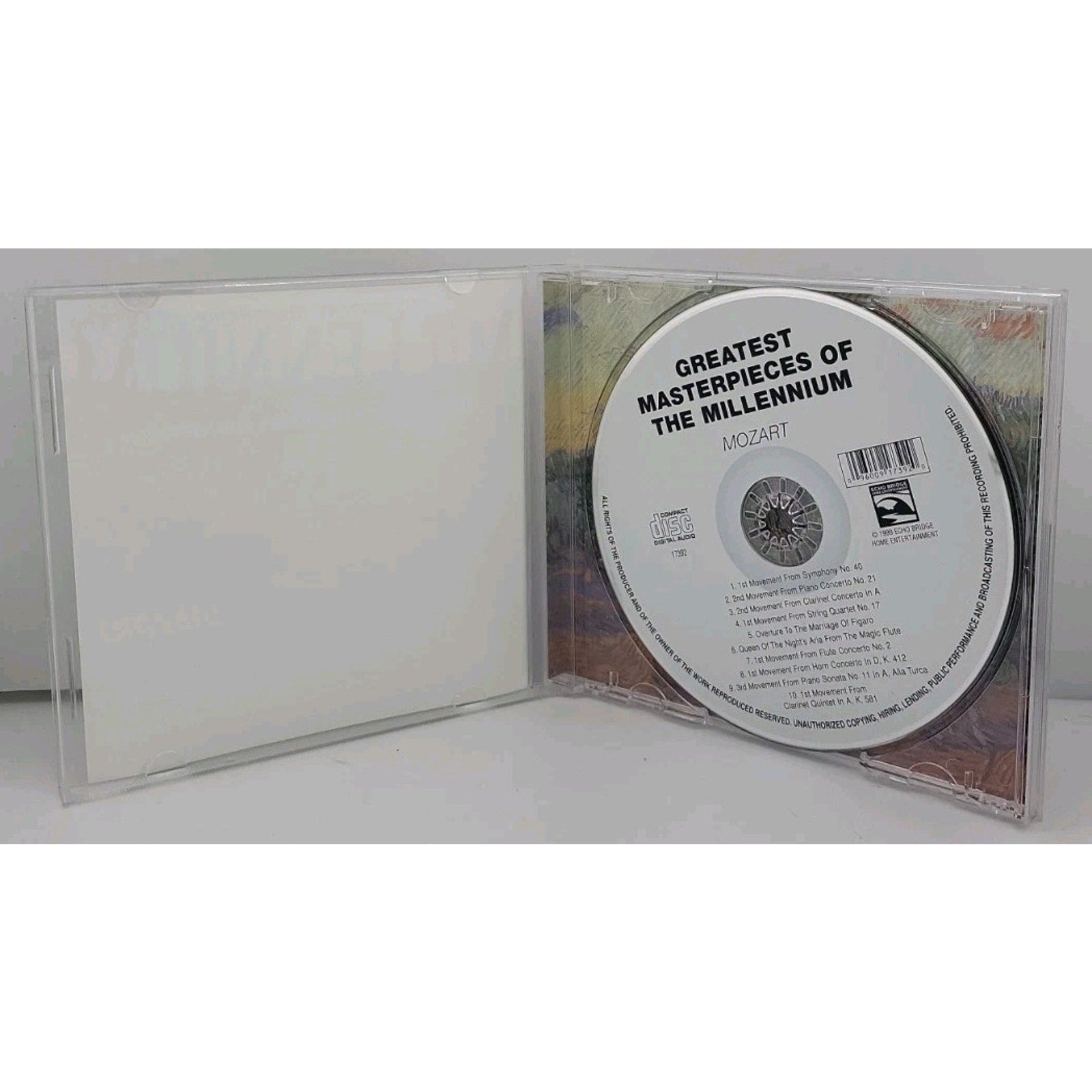 Greatest Masterpieces of the M by W.A. Mozart (CD, 2000)