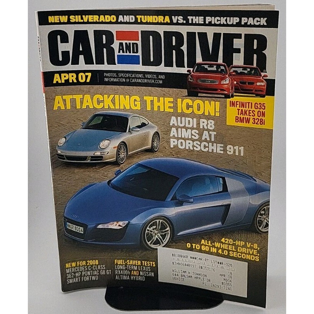 Car And Driver Magazine - April 2007 - Vol. 52 No. 10