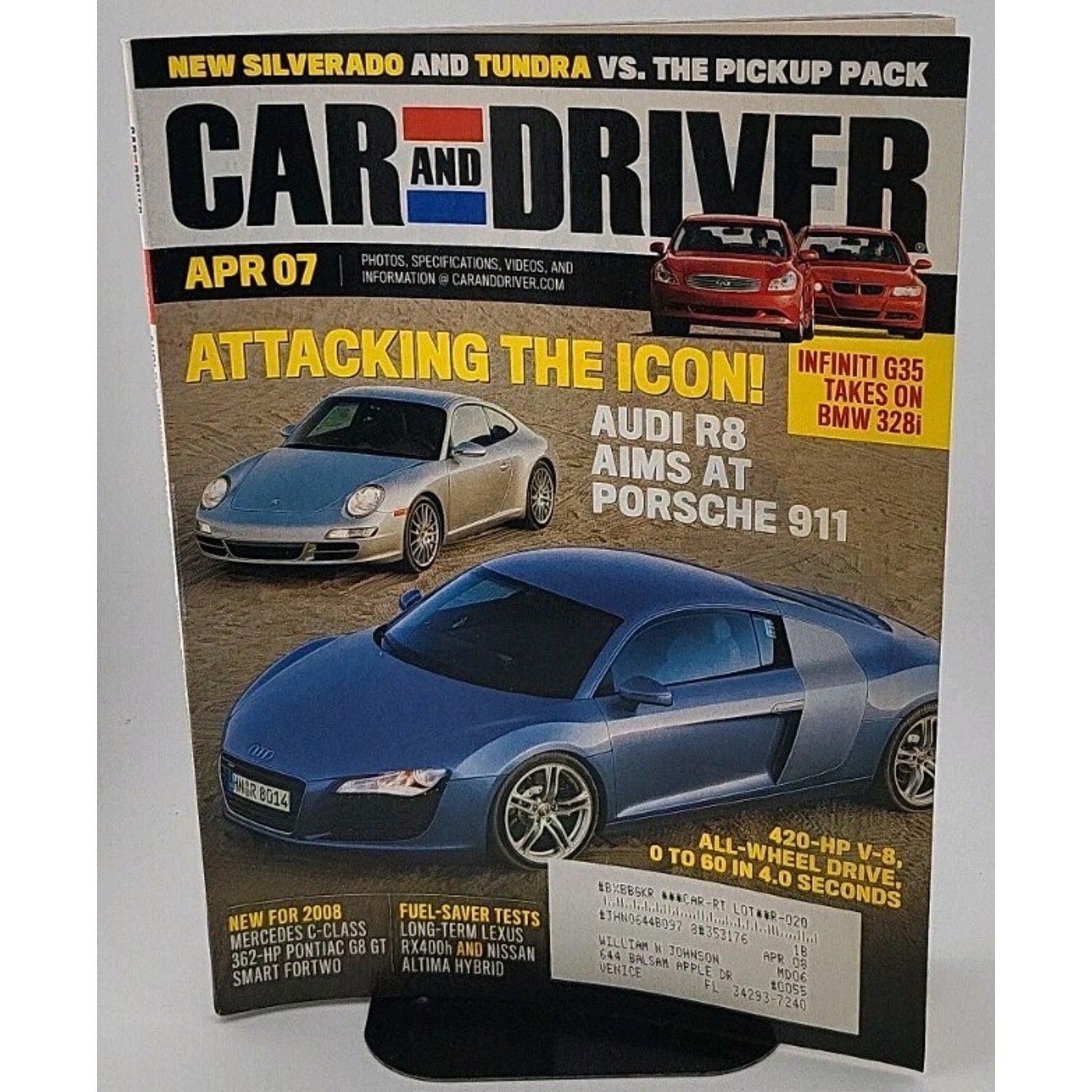 Car And Driver Magazine - April 2007 - Vol. 52 No. 10