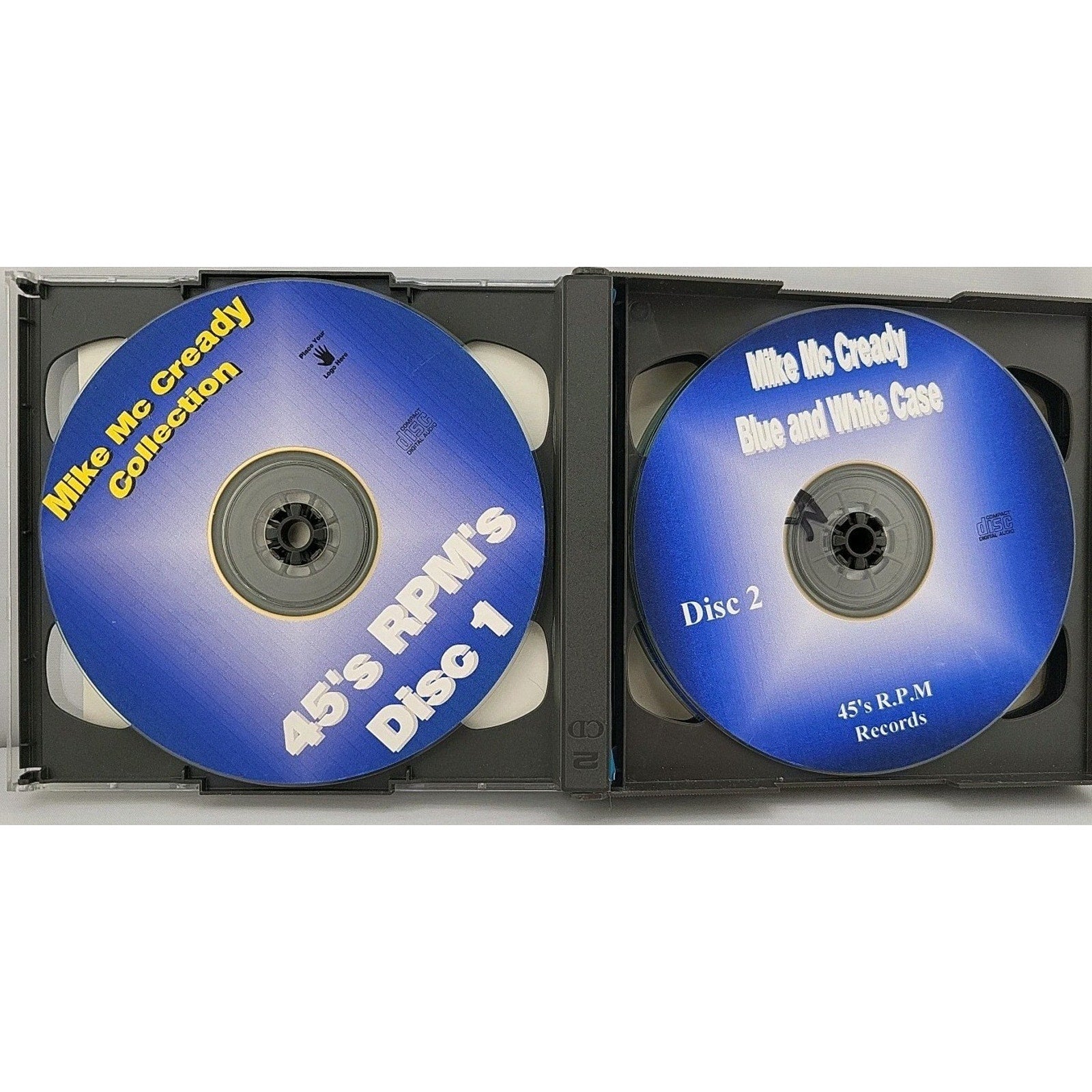 Mike Mccready 45's RPM's Blue & White Case 5 Set CD
