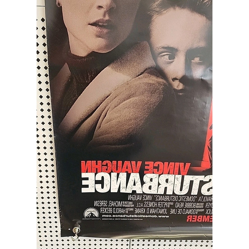 Domestic Disturbance 27x40 D/S Original Movie Poster One Sheet John Travolta