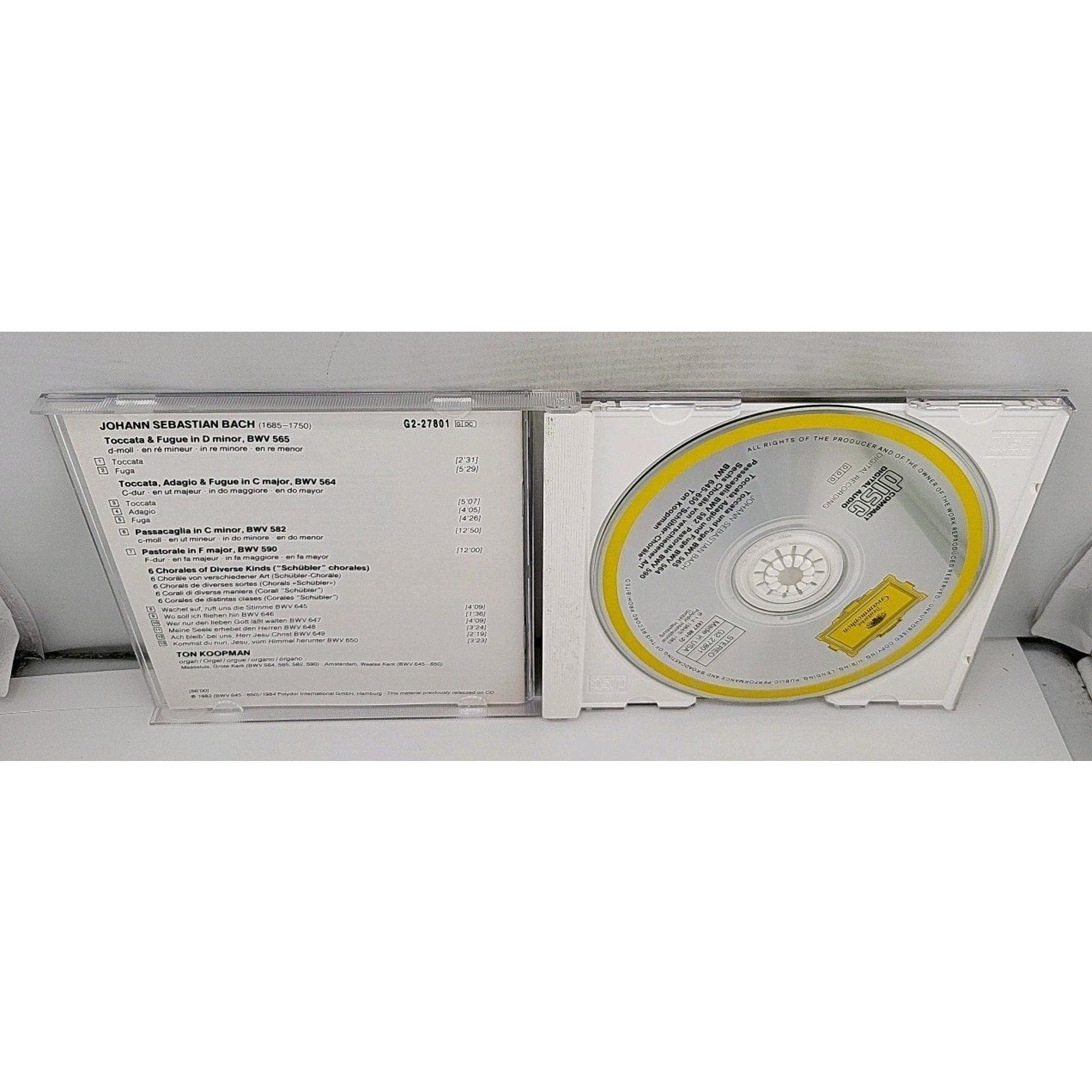 J.S. Bach: Organ Works - Ton Koopman CD