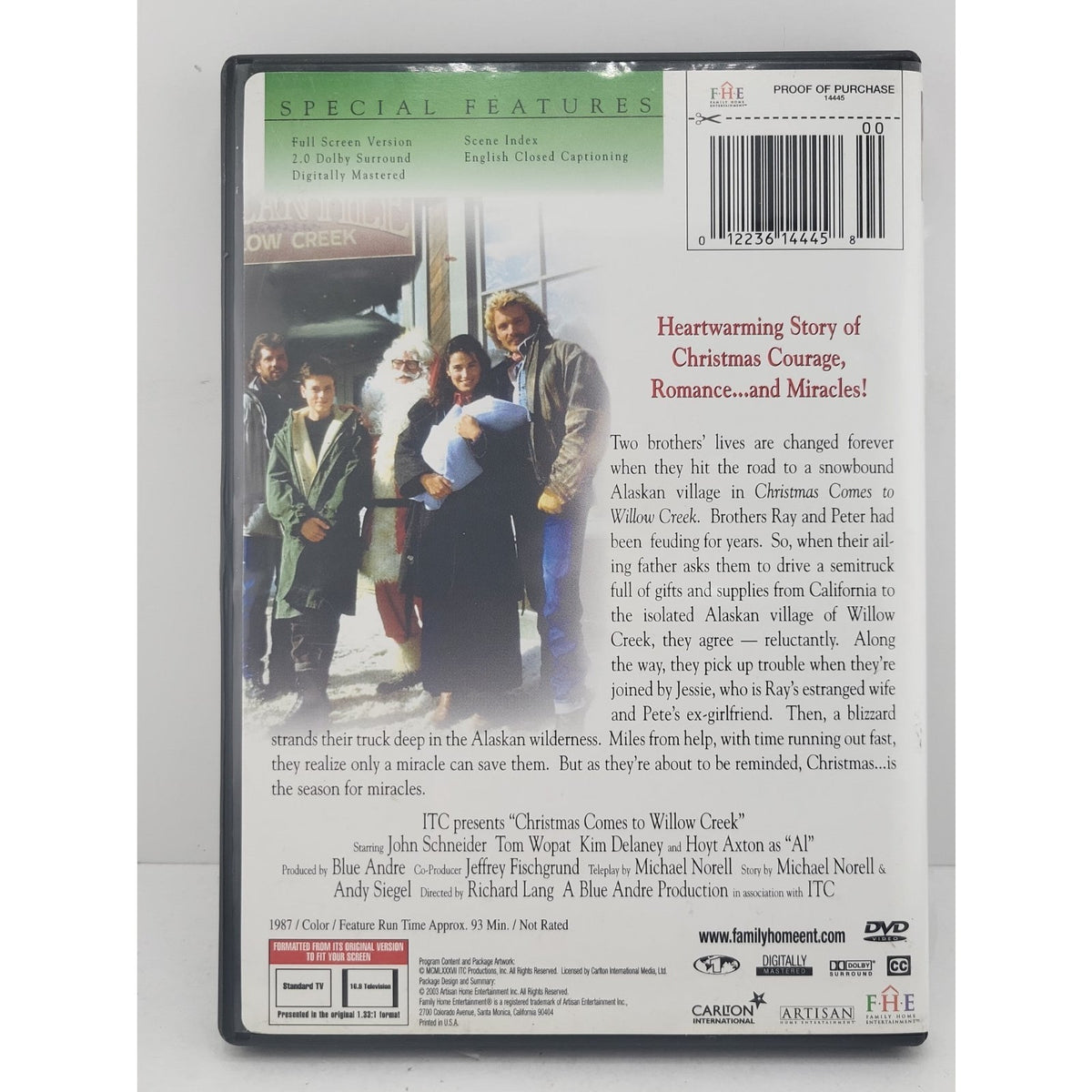 Christmas Comes to Willow Creek (DVD, 2003)