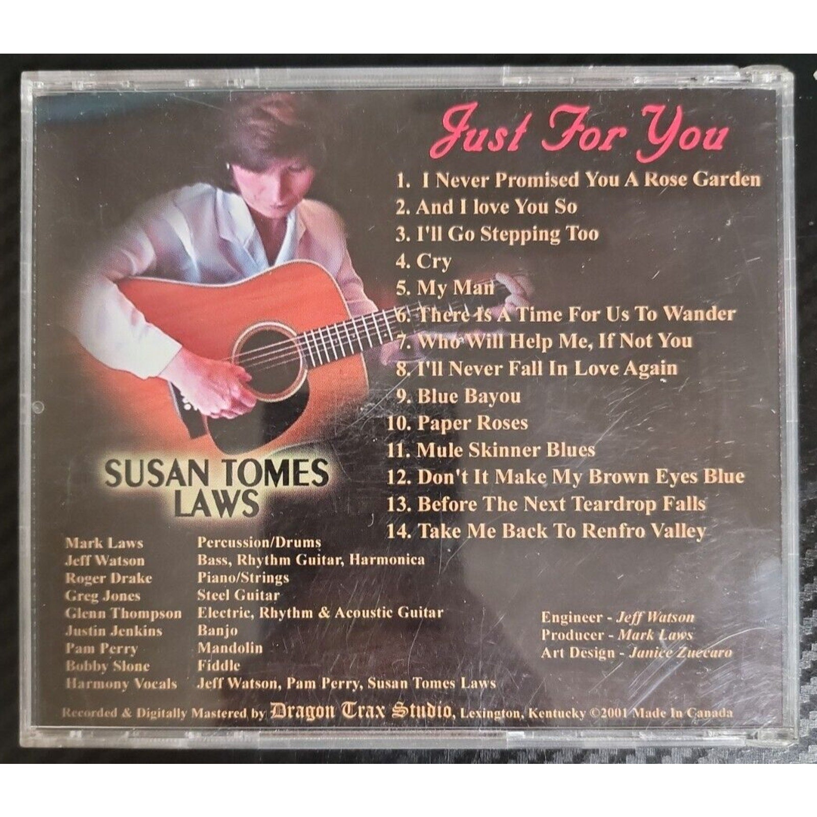 Just For You Susan Tomes Laws CD