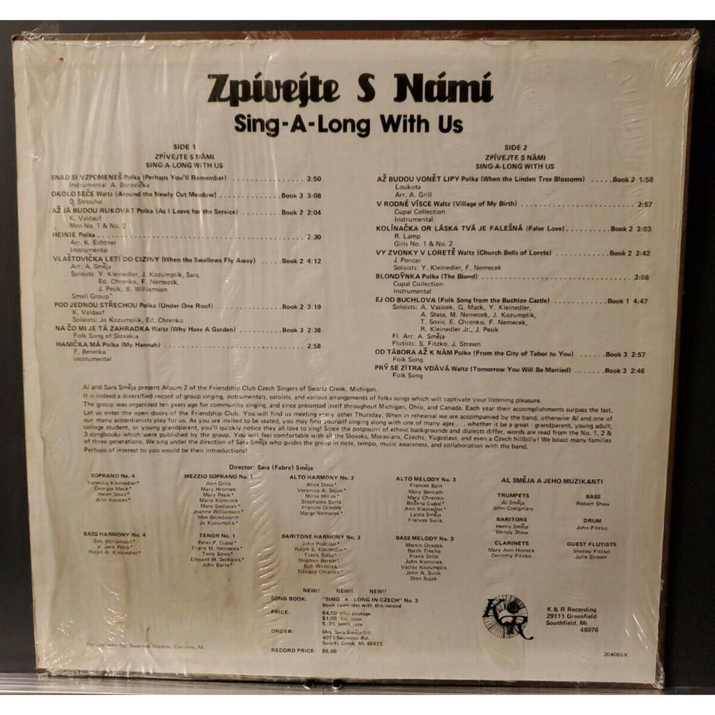 Zpivejte S Nami Sing A Long With Us (Record)