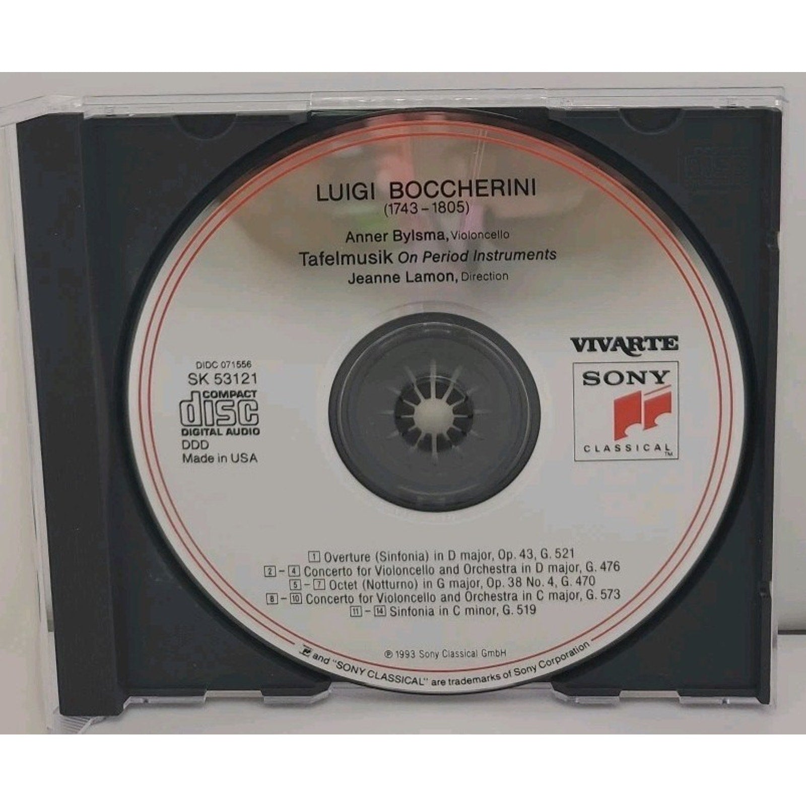 Cello Concertos by Boccherini / Lamon / Tafelmusik (CD, 2008)