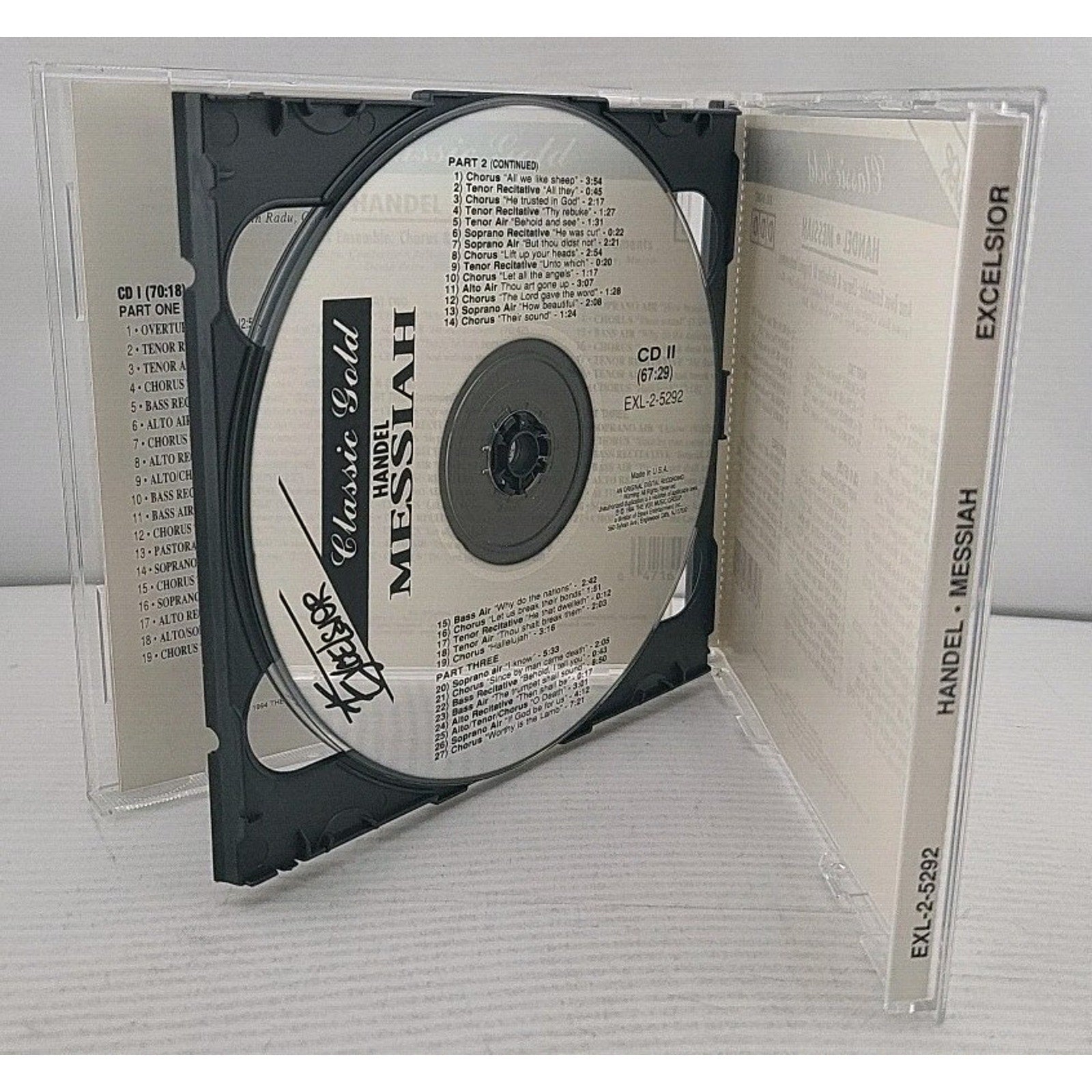 Handel Messiah 2 CD Set Ama Deus Ensemble Classic Gold