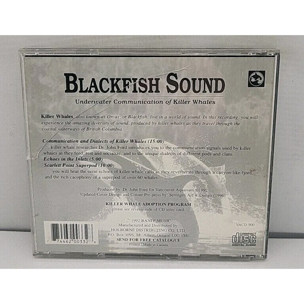 Blackfish Sound Underwater Communication Of Killer Whales - John Ford CD