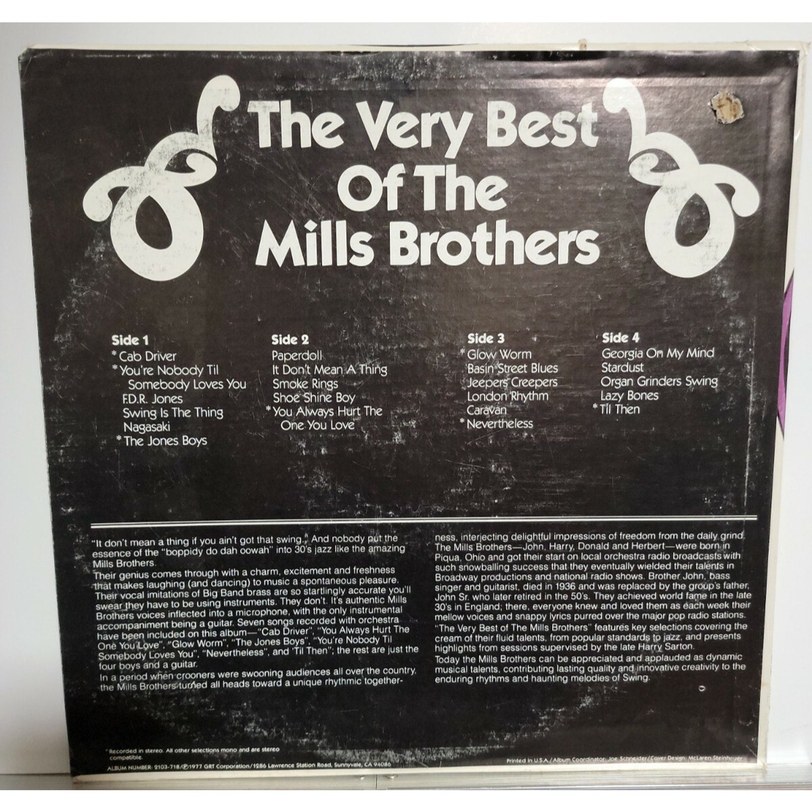 The Mills Brothers – The Very Best Of The Mills Brothers (Vinyl)