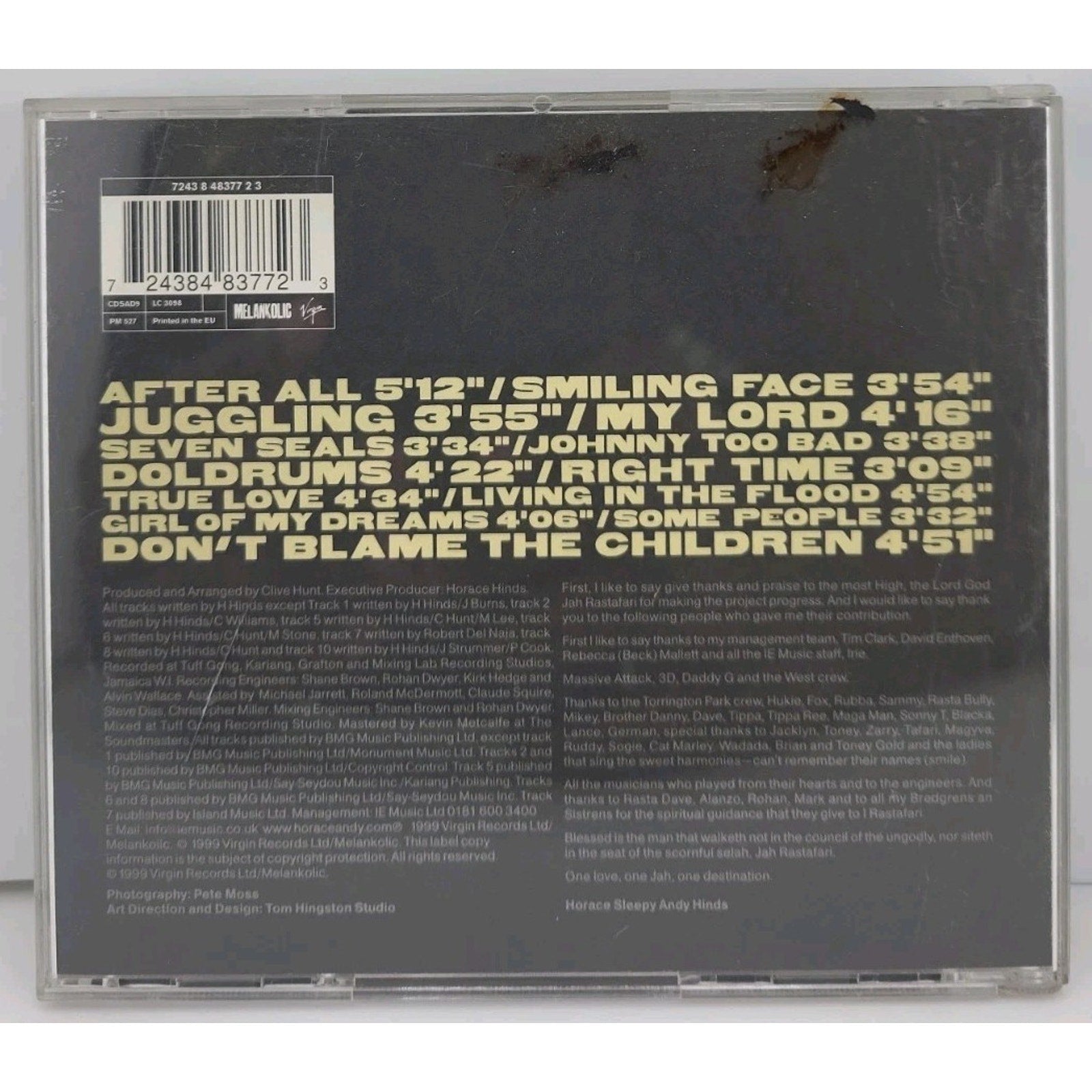 Living in the Flood by Horace Andy (CD, 2000)
