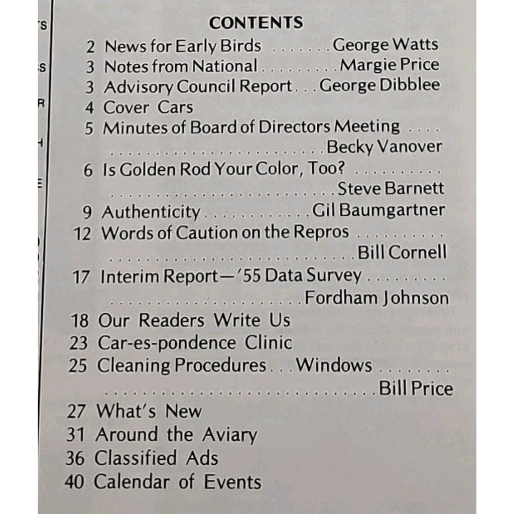 Early Bird Magazine March-April 1980