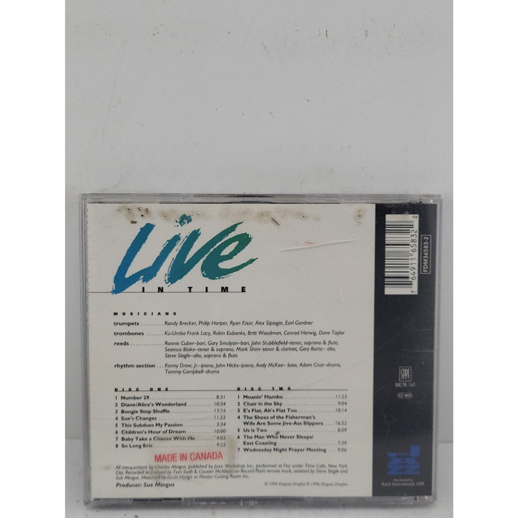 Live in Time by Mingus Big Band (CD, 1997)