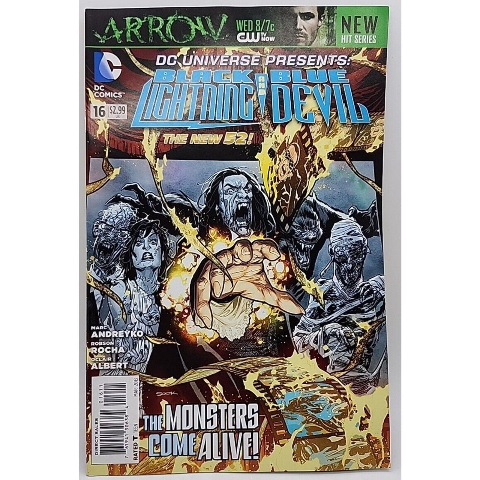 DC Black Lightning & Blue Devil Comic Books #16 [Paperback] The New 52! 2013