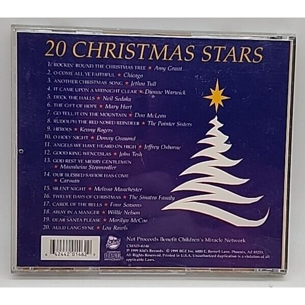 20 Christmas Stars CD 1999 by Various Artists (CD)