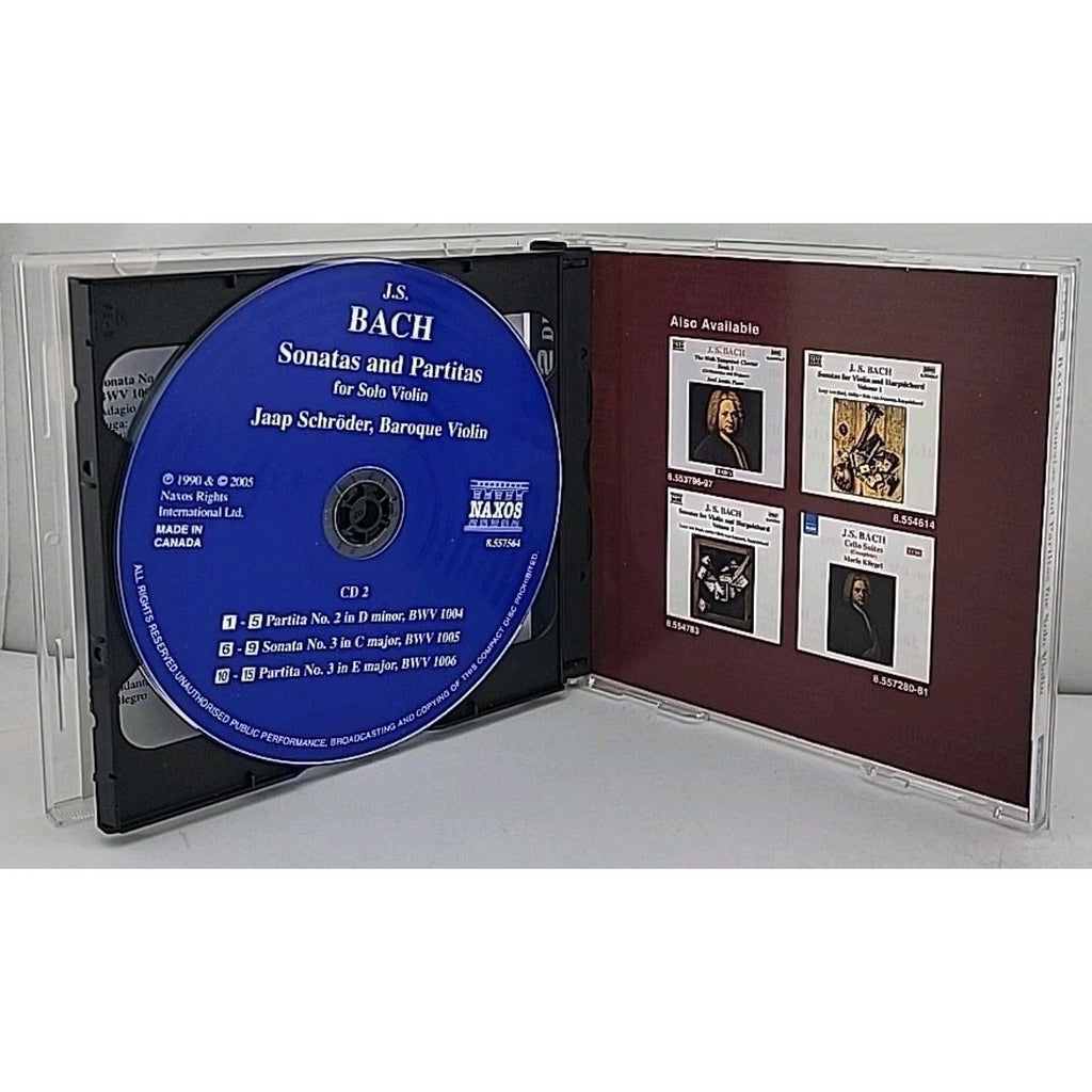 Sonatas & Partitas by Bach / Schroder (CD, 2005)