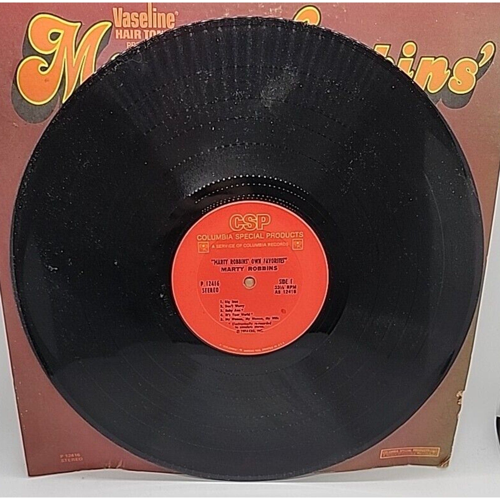 Vasoline Hair Tonic Presents Marty Robbins Own Favorites (Record)