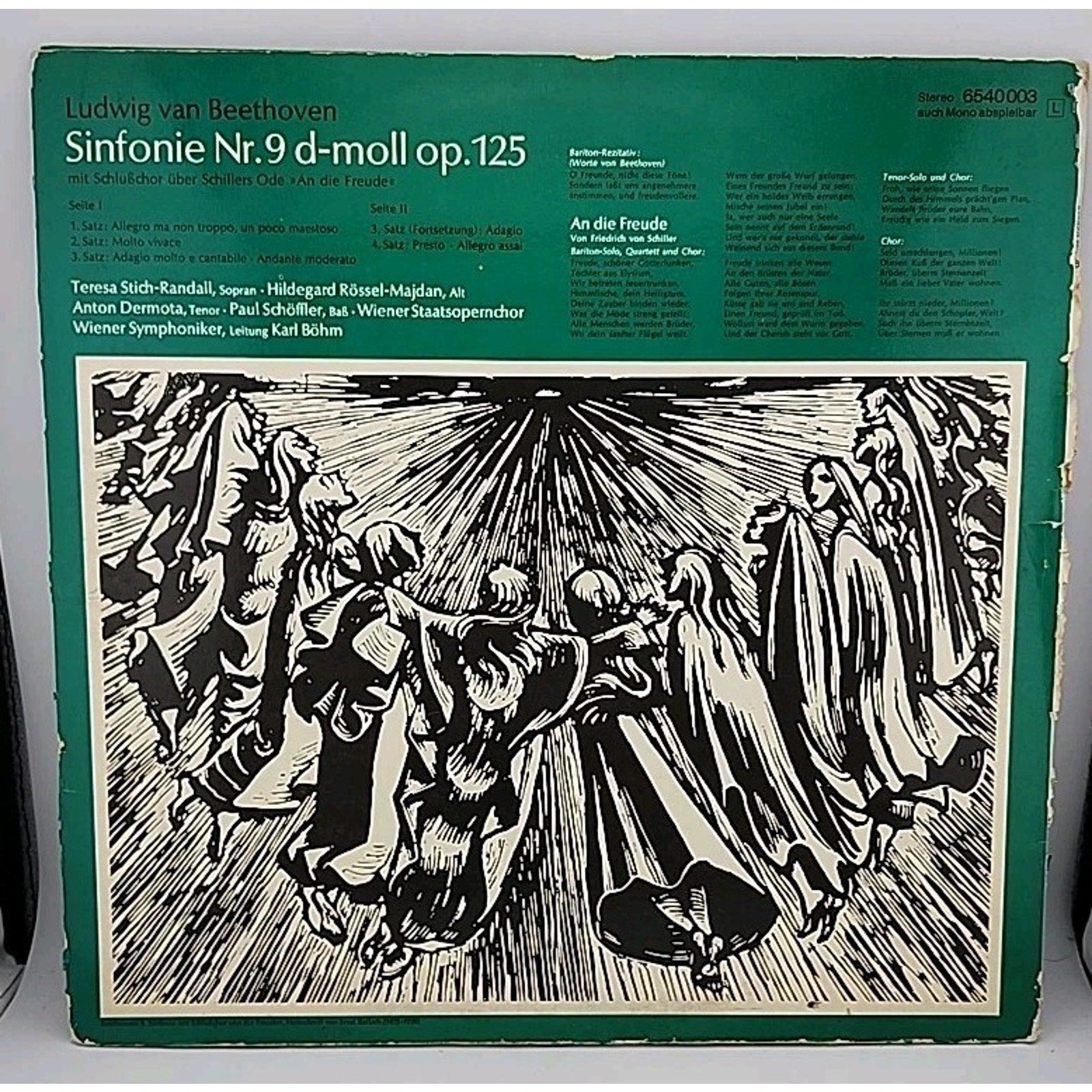 12" LP - Karl Böhm - Beethoven Ninth (Record)