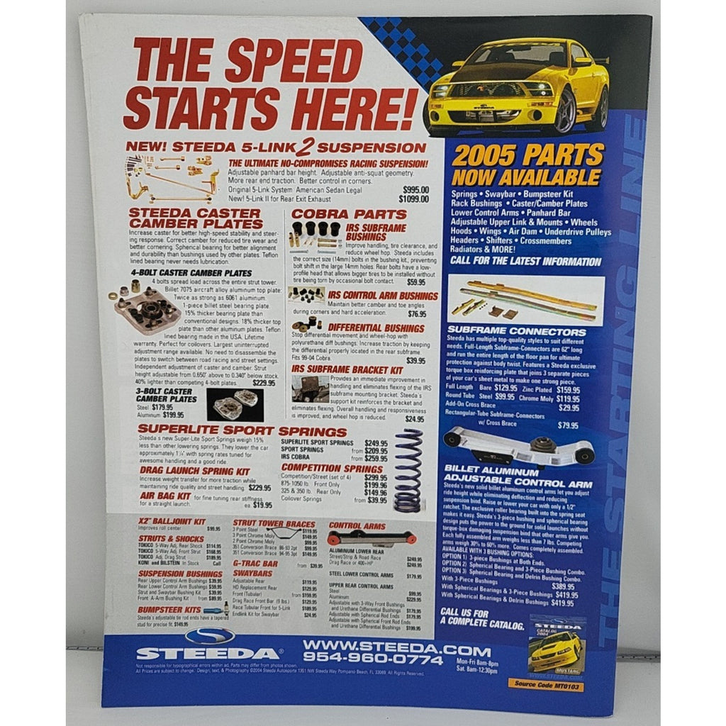 Mustang Times August 2004 Volume 28 #8 Magazine