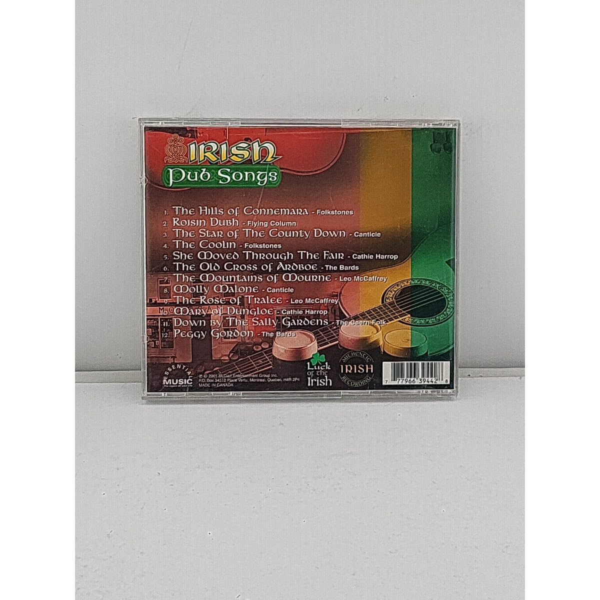 Irish Pub Songs by Various Artists Audio CD