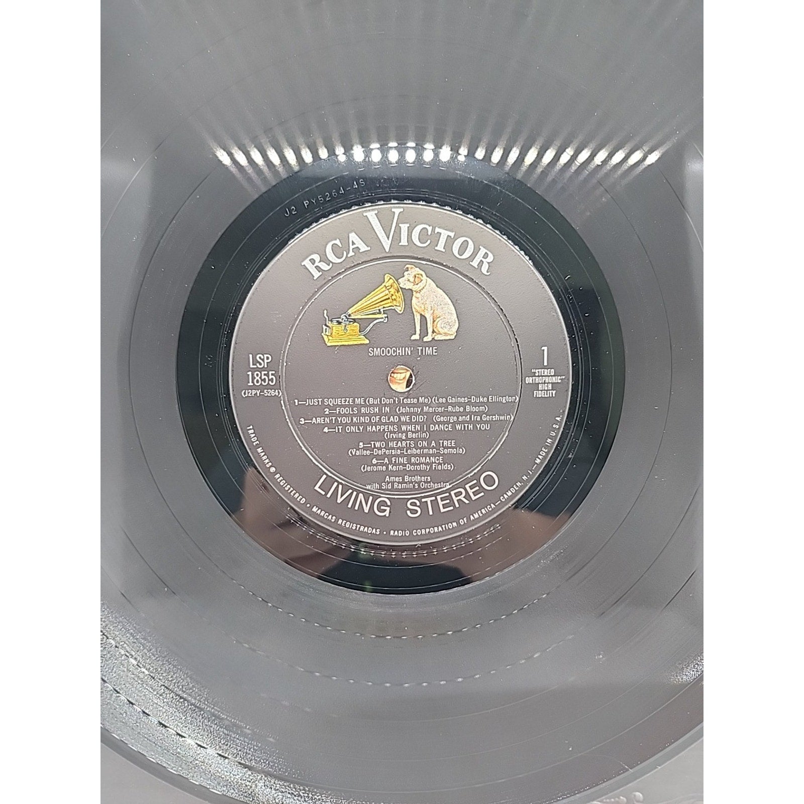 The Ames Brothers With Sid Ramin And His Orchestra - Smoochin' Time - RCA Victor