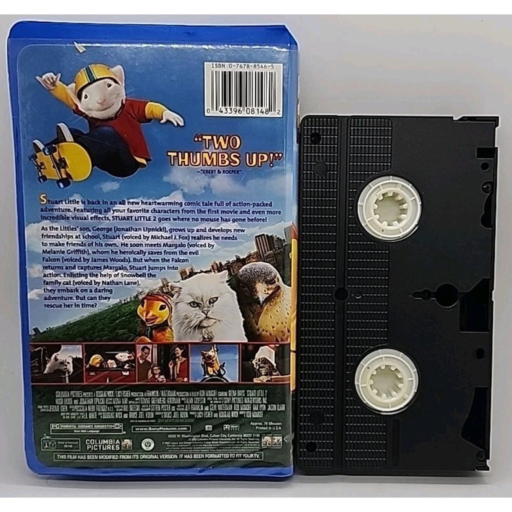 Stuart Little 2 (VHS, 2002, Clamshell)