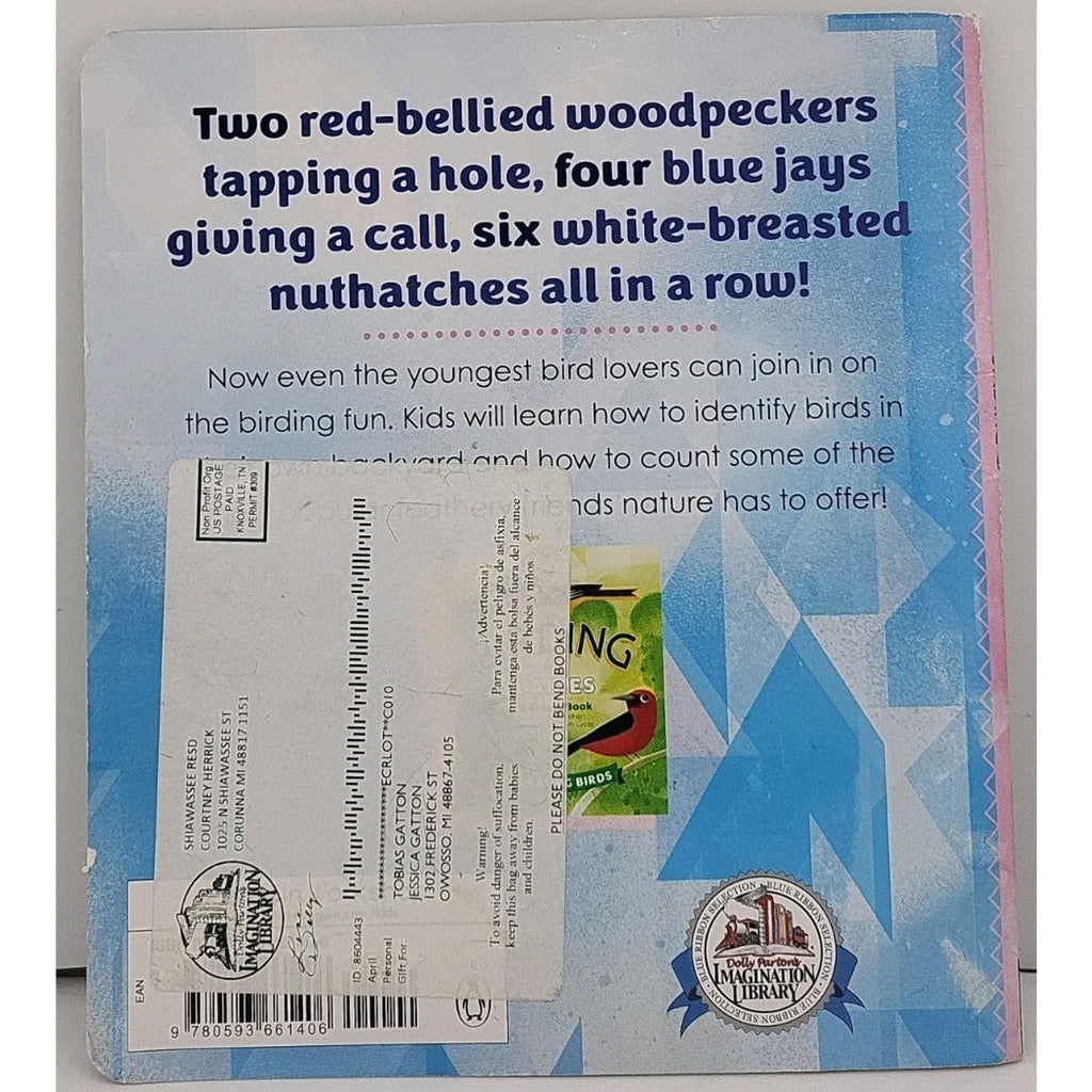 Birding for Babies: Backyard Birds: A Numbers Book by Goodhart, Chloe