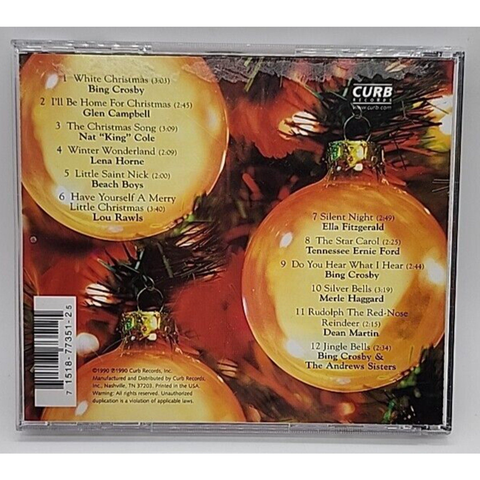 Vol. 1-Christmas All-Time Grea by Various (CD, 1990)