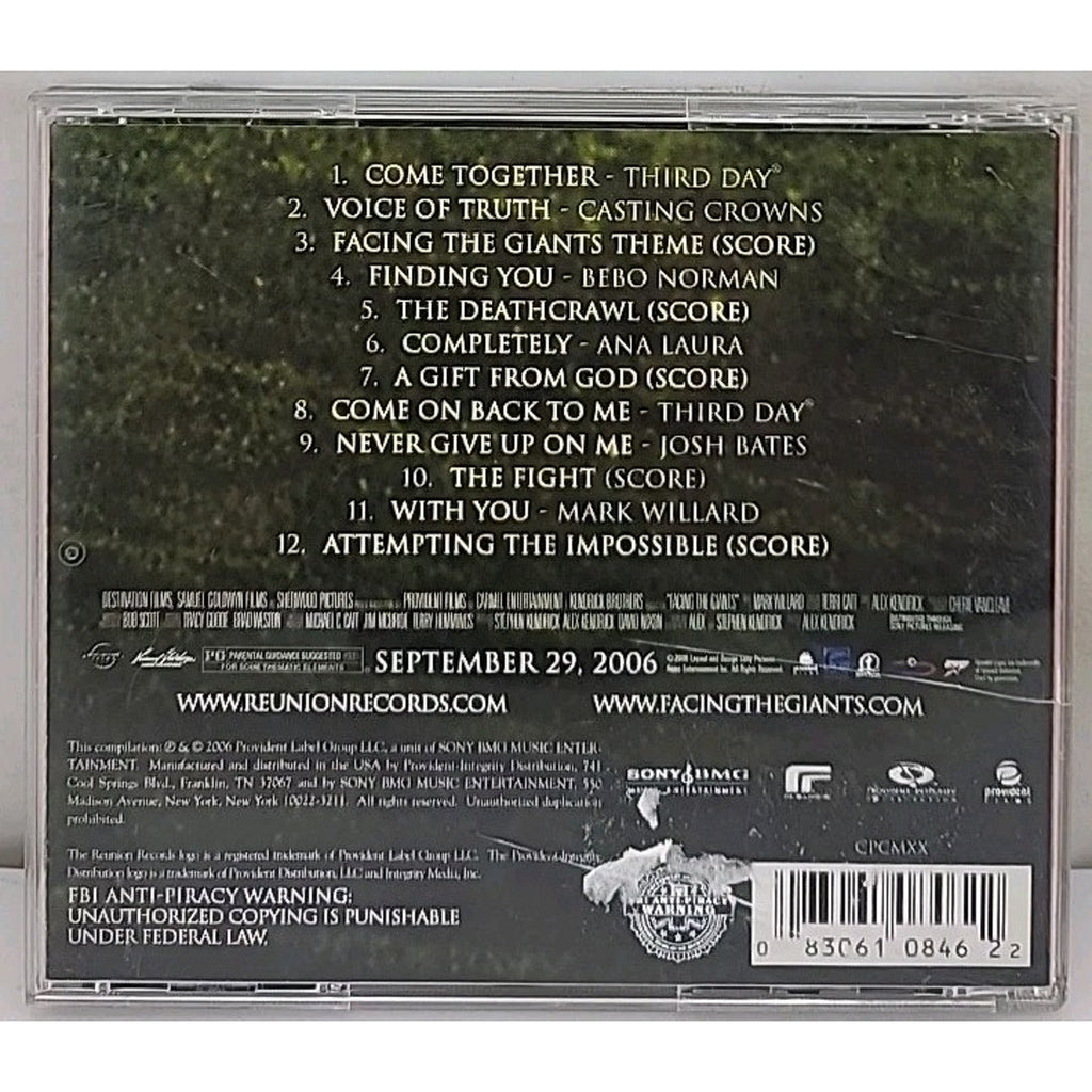 Facing the Giants Original Motion Picture Soundtrack CD 2006