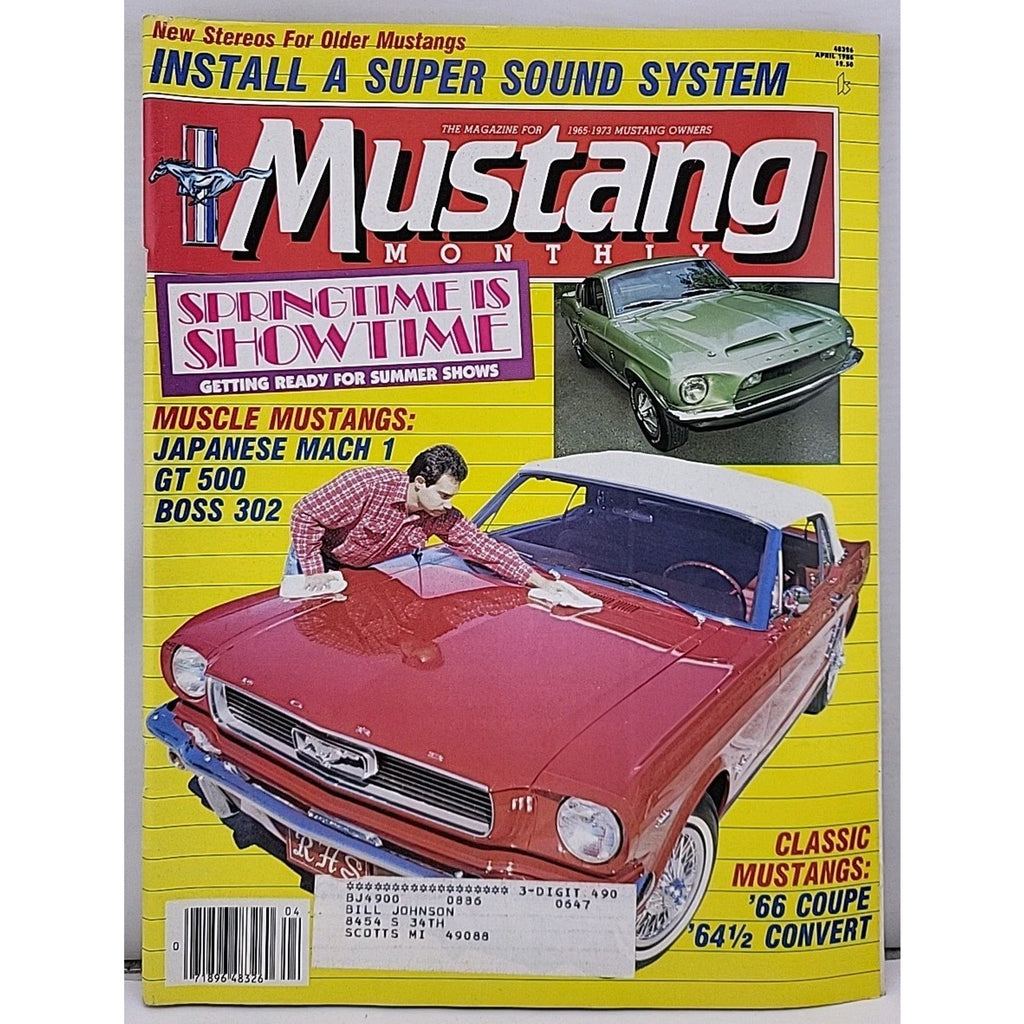 Mustang Monthly Magazine - April 1986 - Volume 9 Number 2