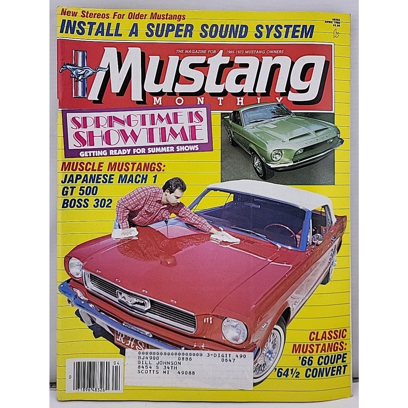 Mustang Monthly Magazine - April 1986 - Volume 9 Number 2