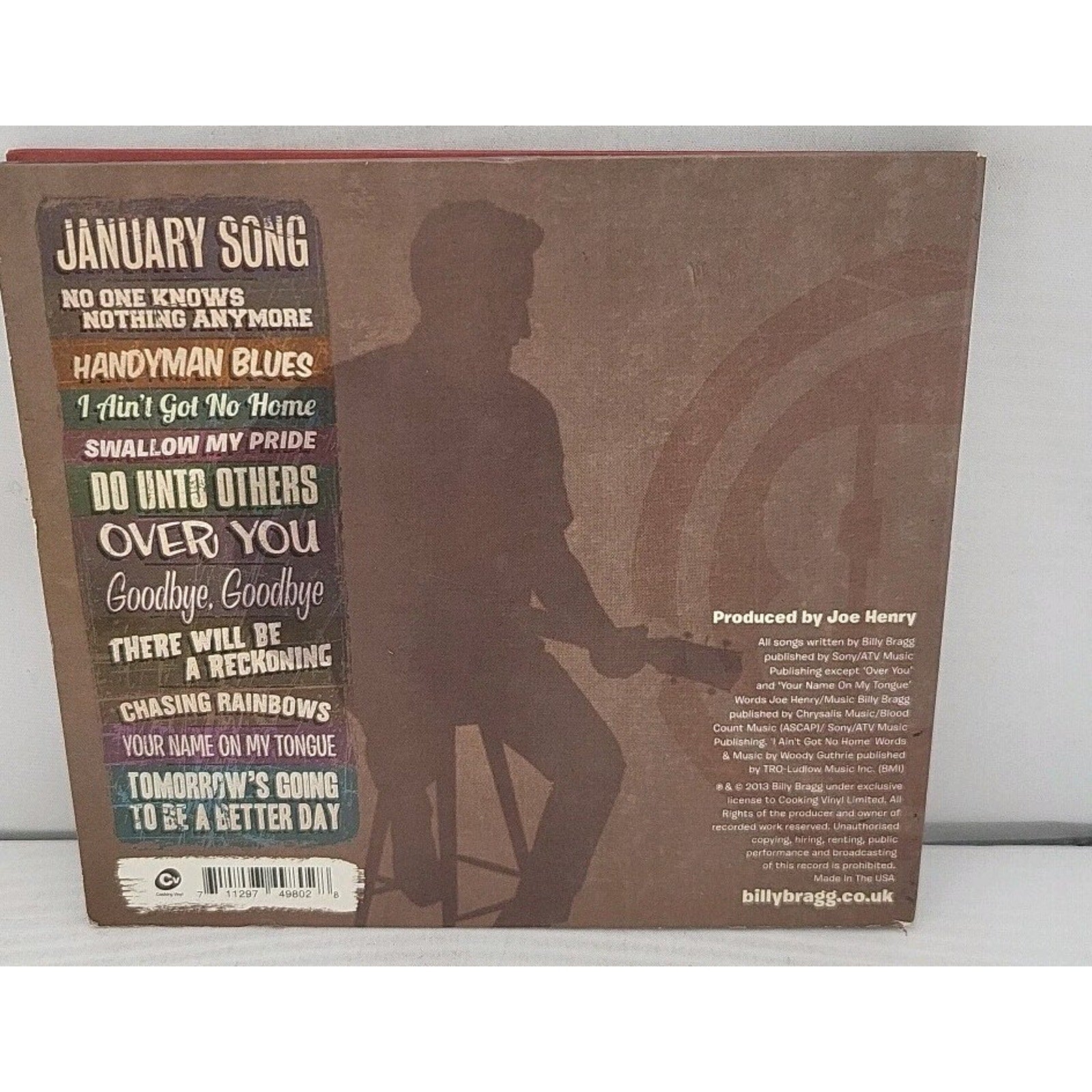 Tooth and Nail by Bragg, Billy (CD, 2013)
