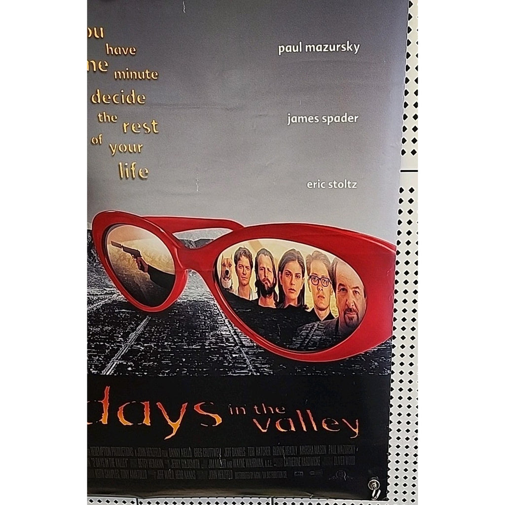 2 Days In The Valley 1996 Double-Sided Movie Poster 27x40 Terri Hatcher