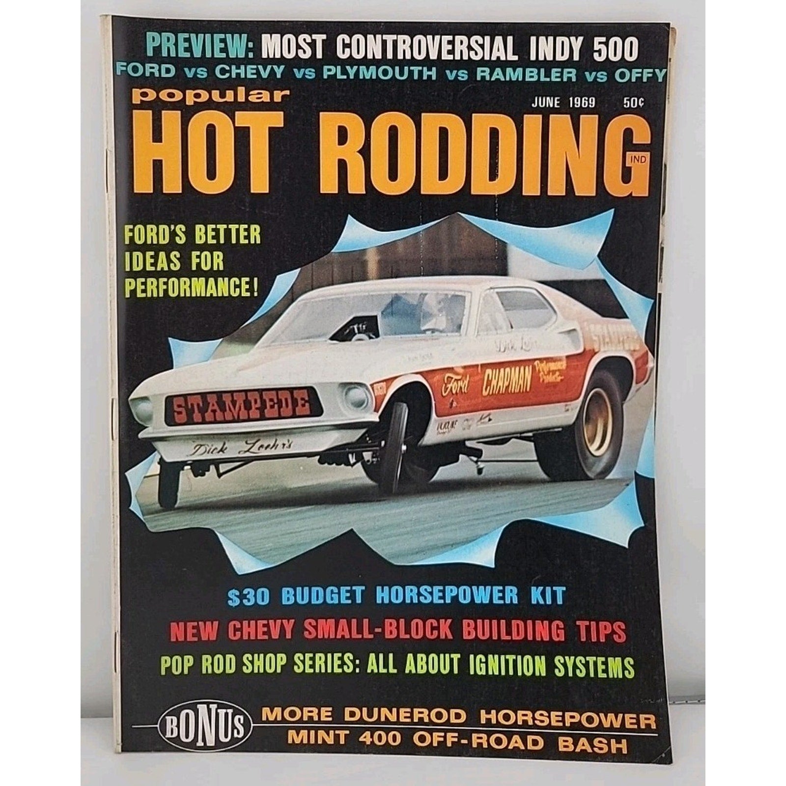 Popular Hot Rodding Magazine June 1969