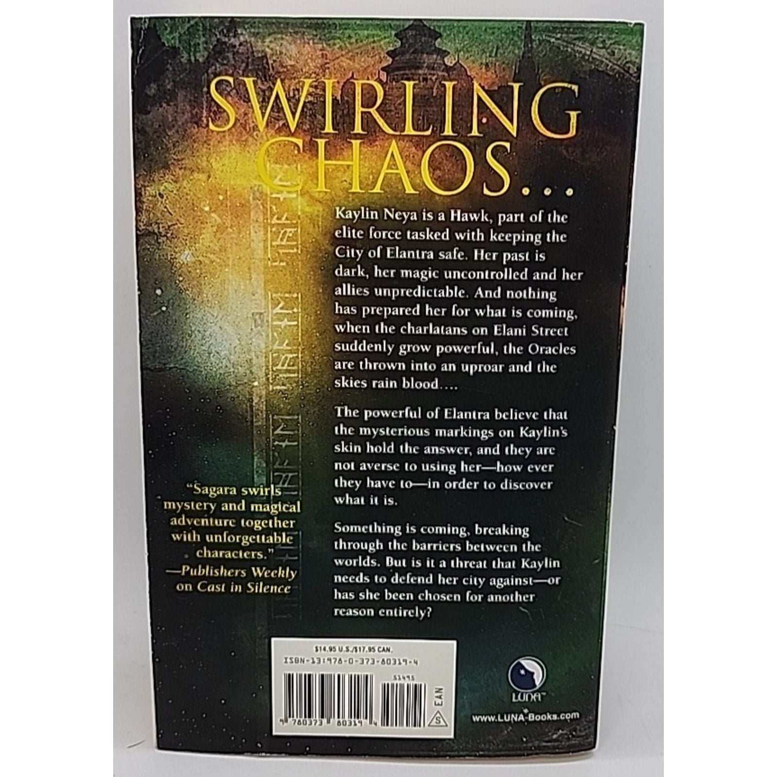 Cast in Chaos by Michelle Sagara (2010, Trade Paperback)