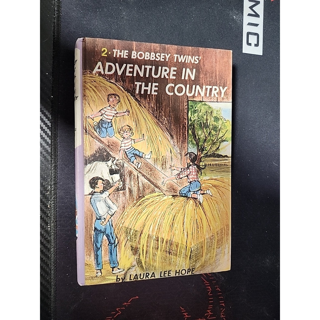 BOBBSEY TWINS ADVENTURE IN THE COUNTRY BY LAURA LEE HOPE HC BOOK 1961 GROSSET