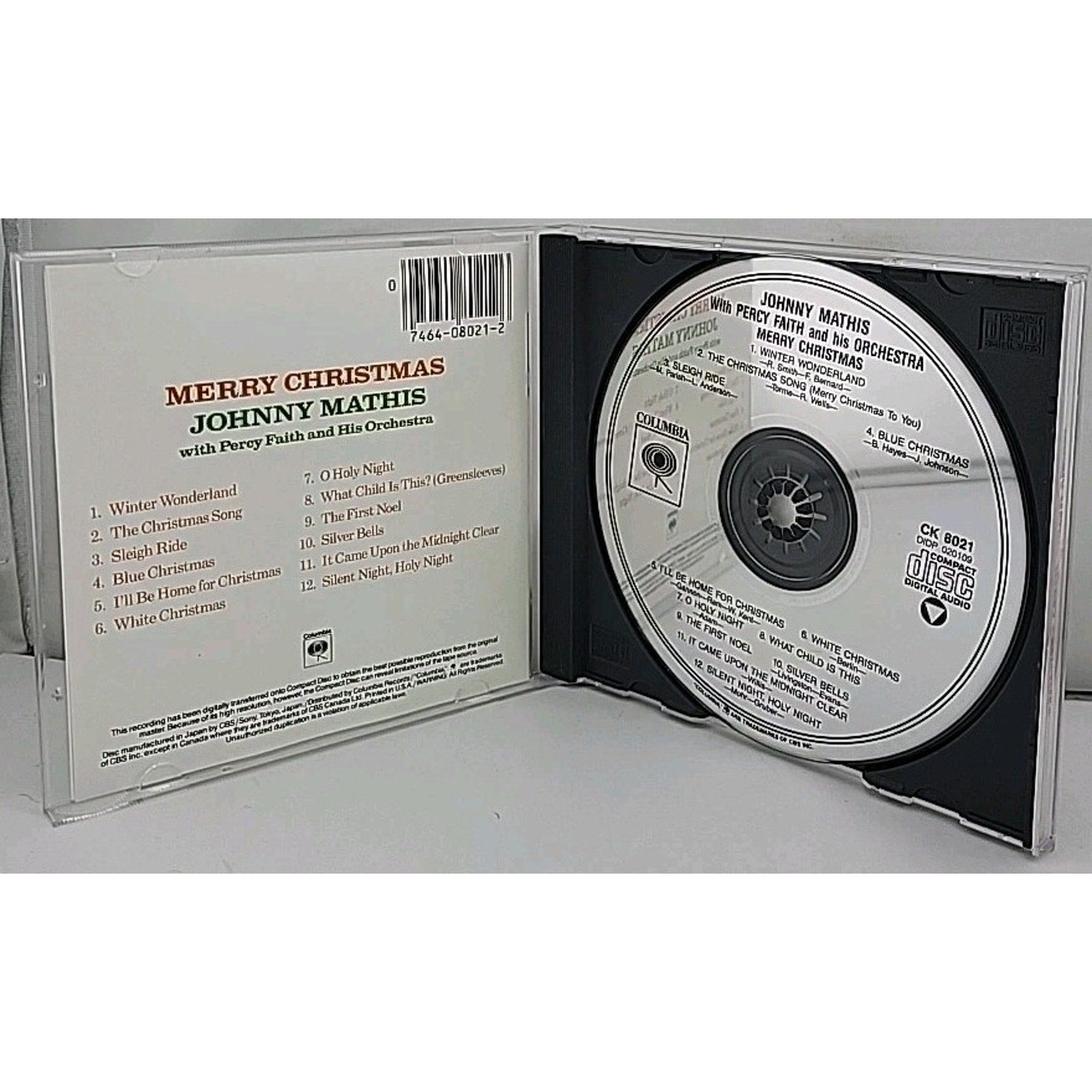 Merry Christmas by Johnny Mathis (CD, 1990)